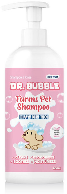 메이웰 반려동물 팜스펫 피부병 케어 샴푸 과일향, 400ml, 1개입, 1개