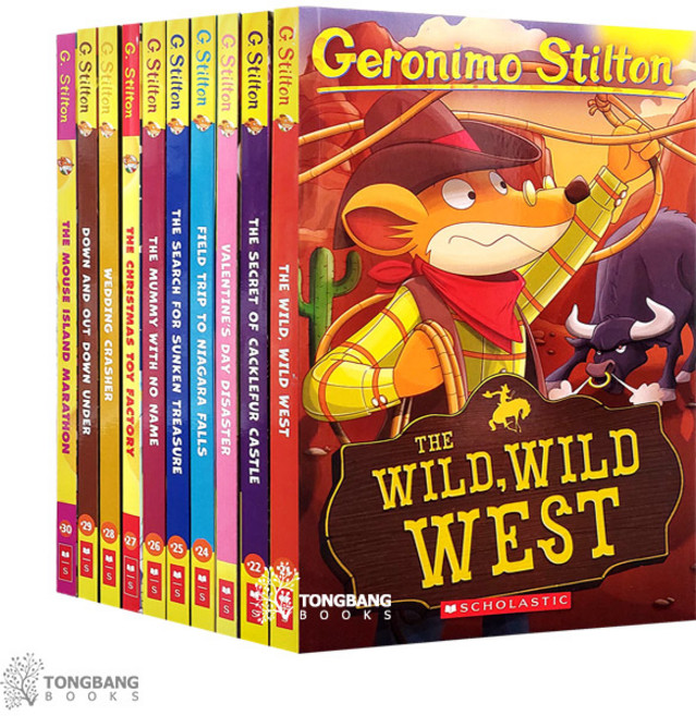 (영어원서) Geronimo Stilton #21~30 챕터북 10종 세트, Scholastic