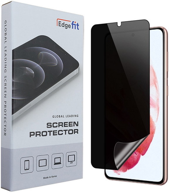 엣지핏 PET EPU 유리코팅 사생활 정보보호 액정보호필름, 1개