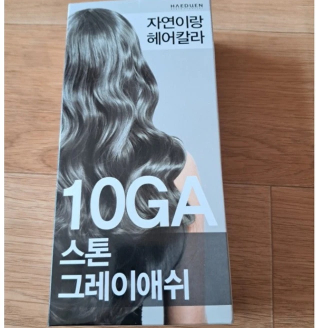 자연이랑 헤어컬러 염색약 10GA 스톤 그레이 에쉬, 그레이에쉬60g, 2개 - 쿠팡