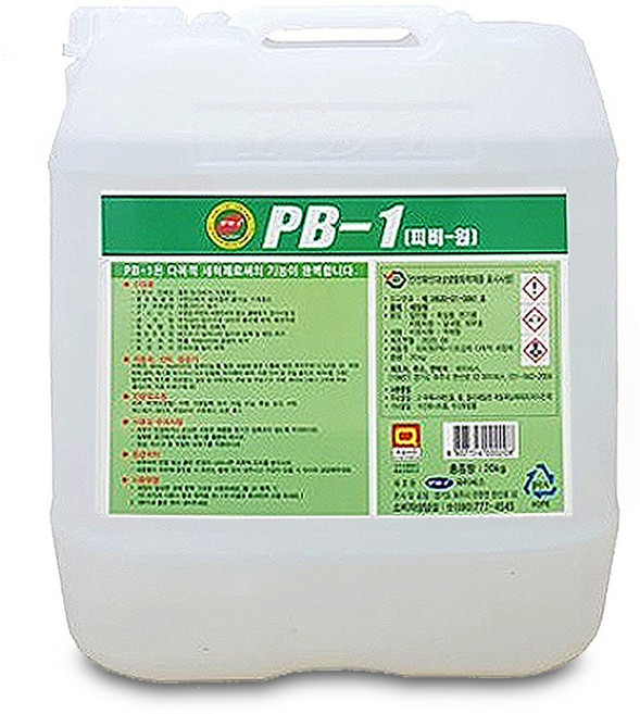 정품 파이씨스 피비원 18.75L PB-1 다목적세제 말통 대용랑, 정품파이씨스 피비원 PB-1 18.75L 찌든때기름때제, 1개
