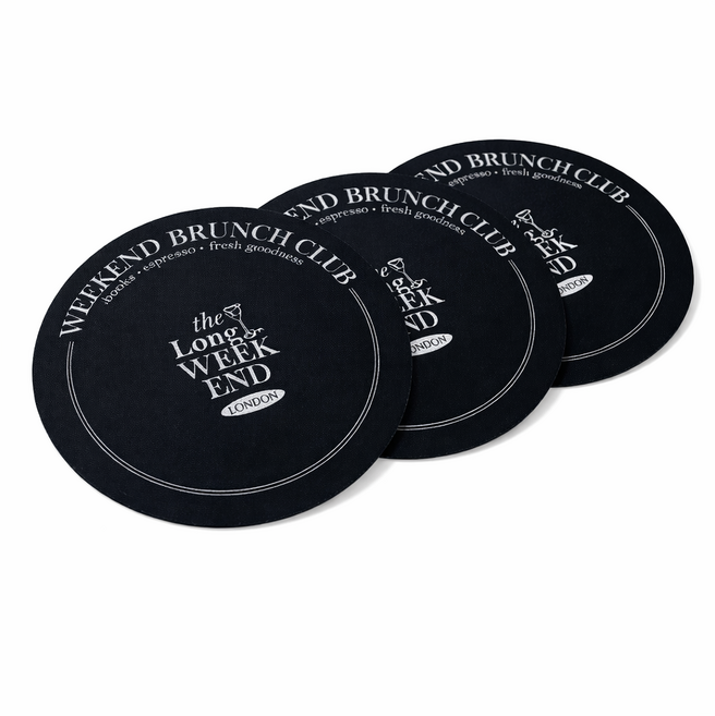 디어폴리 인덕션 보호매트 실리콘 내열패드 인덕션 스크래치 방지 실리콘매트 3P 원형, 블랙, 3개