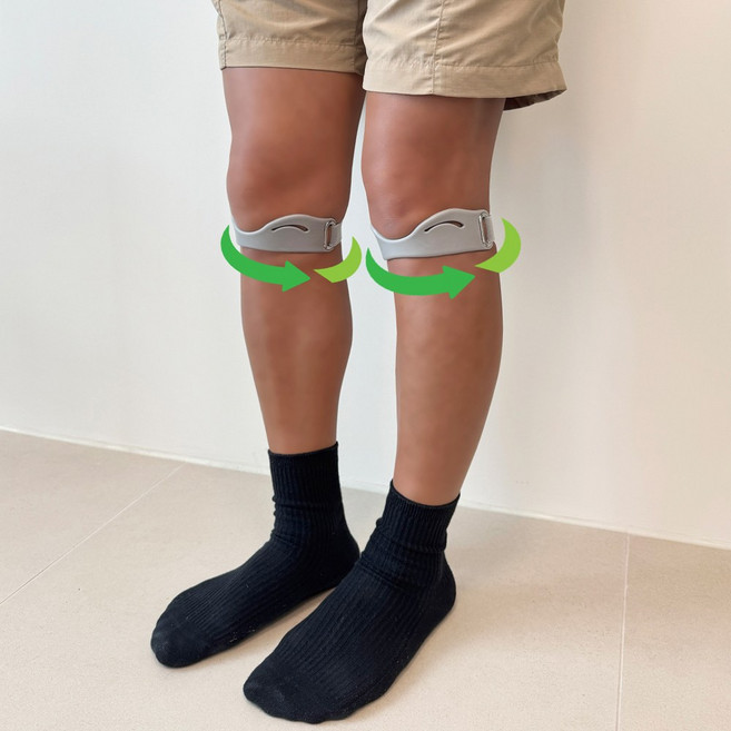 로아딕 부상방지 무릎 보호대 가볍고 편한 실리콘 파워무브 러닝, 그레이, 1개