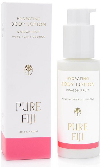 PURE FIJI 하이드레이팅 바디 로션 여행용 사이즈 드래곤 프루트 (3온스/90ml)