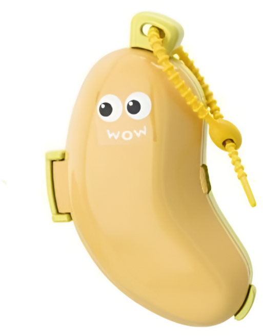 휴대용 미니 칫솔케이스, 1개, 옐로우