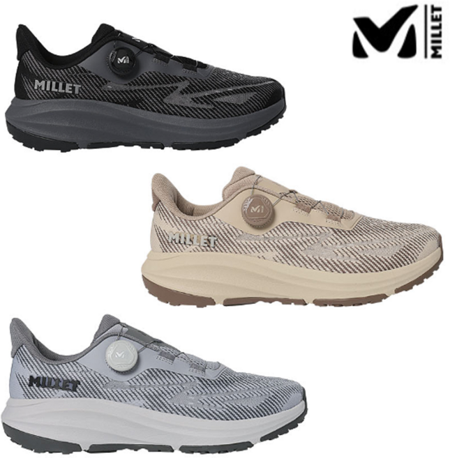 정품 밀레 남성 다이얼 워킹화 데일리 러닝화 트레킹화 키높이 운동화