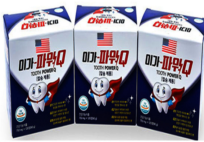 [행사중] 이가파워큐 리소짐 해조칼슘 프로폴리스 자일리톨 비타민D 2026 07 25, 3개, 60정