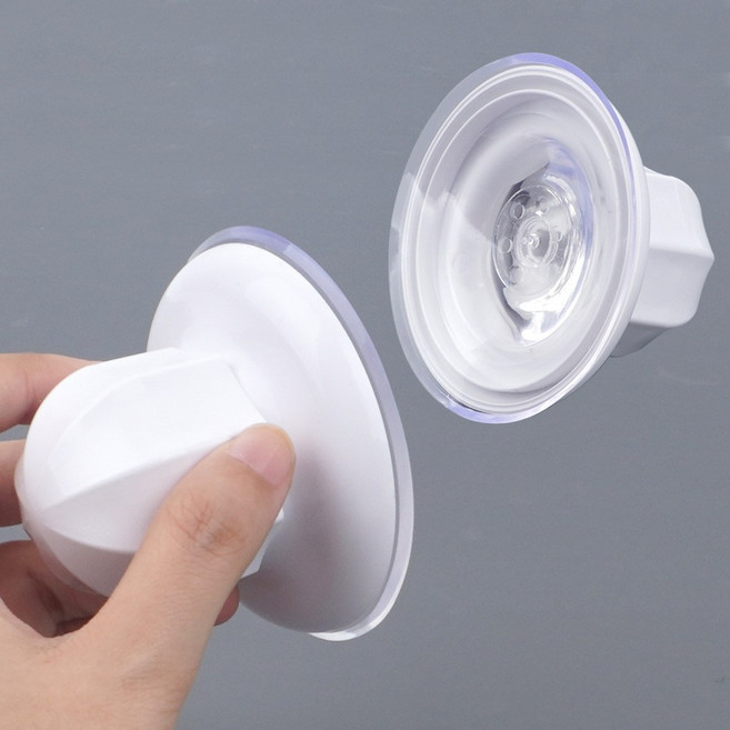 압축 흡착식 진공 손잡이 유리문 베란다 욕실 창문 2P, 2개