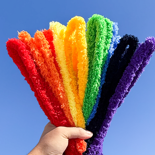 하나카 뽀글이 모루 철사 47종 (1m / DIY 모루인형), 46. 퍼플