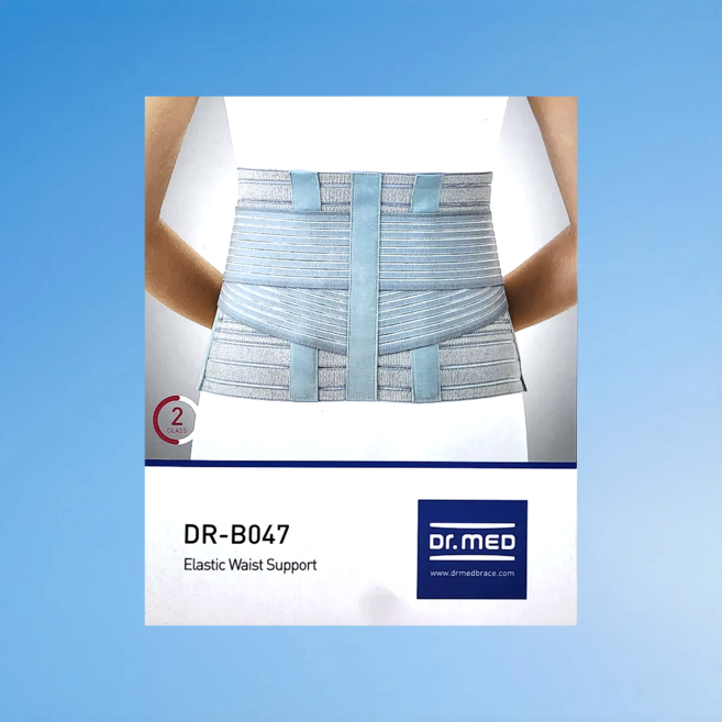 닥터메드 허리보호대 DR-B047 의료용 운동 자세교정 디스크 요추 협착 임산부 통증 타박 요통 척추분리증 출산후 골다공증 병원, 1개