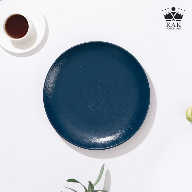 [락포슬린] RAK 퓨전 네오퓨전 멜로우 플랫 플레이트 접시 틸블루 15cm