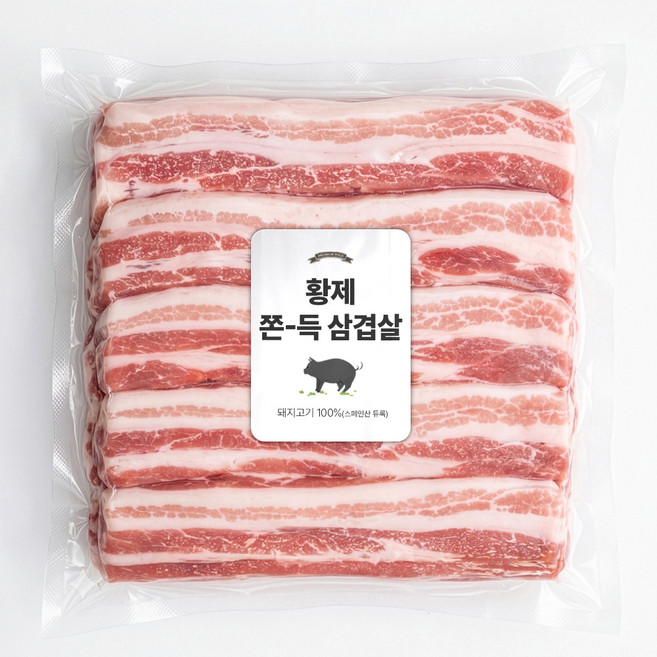 따봉프레시 숙성 돼지 황제 삼겹살 육즙가득 쫀득한 구이용 HACCP, 1개, 4kg