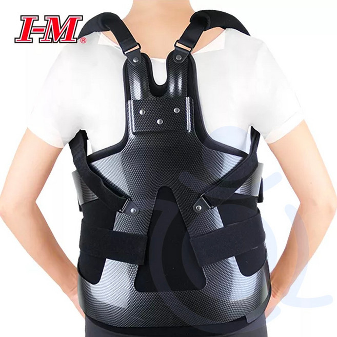 I-M 愛民 OH-528 LSO碳纖紋長背架 ABS 鐵衣 護具 和樂輔具