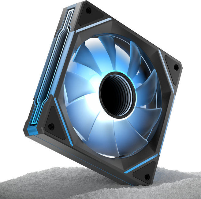 페이버컴퓨터 Asiahorse AMICI Pro ARGB 120mm 쿨러팬 블랙 화이트, 1개, 스탠다드