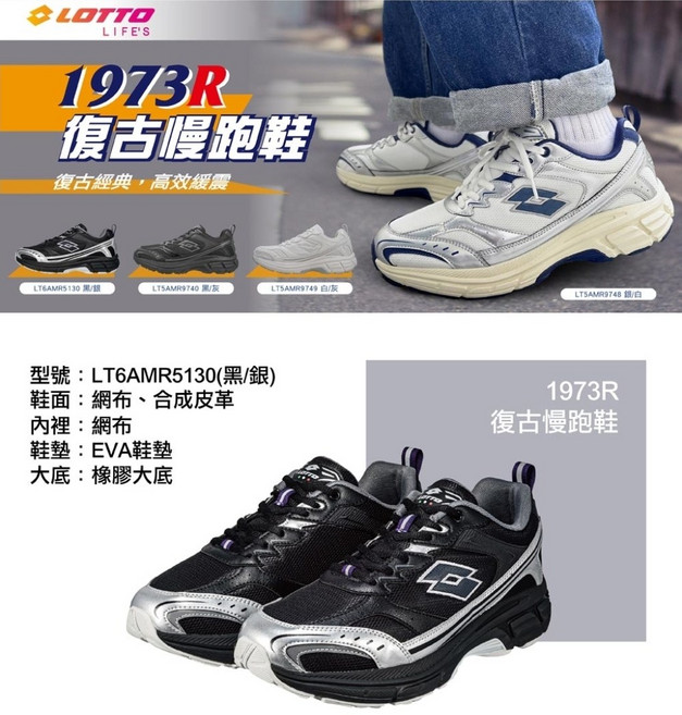 LOTTO 1973R 復古慢跑鞋 LT6AMR5130