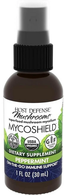 호스트 디펜스 마이코쉴드 머쉬룸 스프레이 페퍼민트 Host Defense MycoShield Spray Mushrooms, 1개, 30ml - 쿠팡