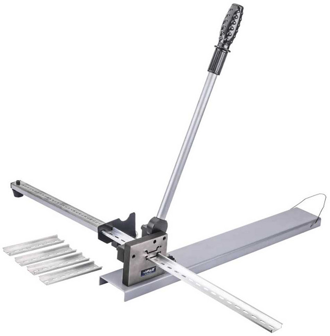 레일 커터기 수동 알루미늄 찬넬 작두 절단기 DC-35, DC-35 이중 슬롯(눈금자 X), 1개