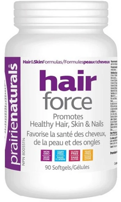 Prairie Naturals 비오틴 영양제 모발 손톱 건강 강화 Hair force 90정, 1개 - 쿠팡