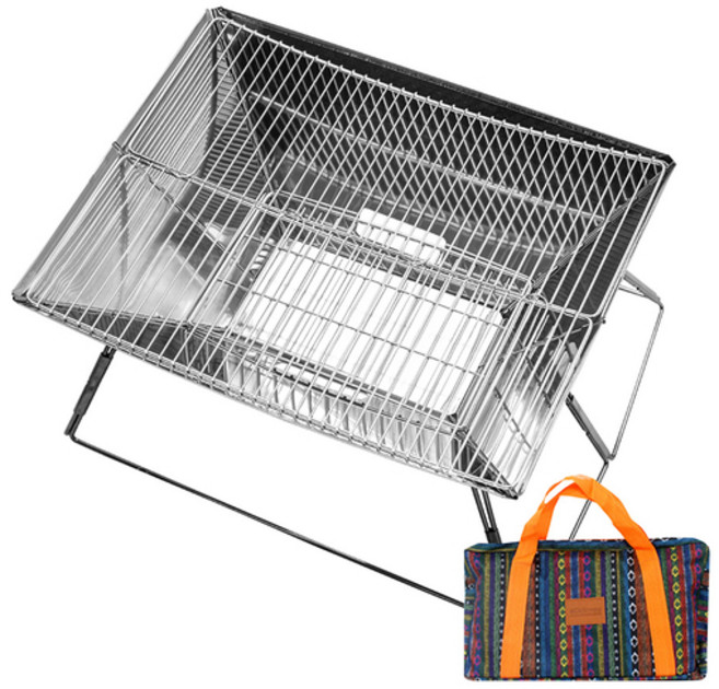 BUCK703 SALE 접이식 캠핑화로대 320x430 불멍화로대 화로대 바베큐그릴 캠핑용품 캠핑테이블, 1개