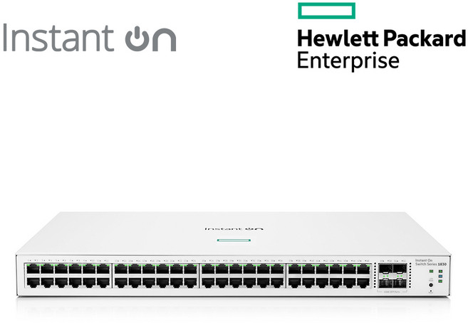 HPE Networking Instant On 1830 48G 4SFP [스마트스위치/1Gbps 48Port + 1G 4Port SFP/APP] 모델명 JL814A, 1개