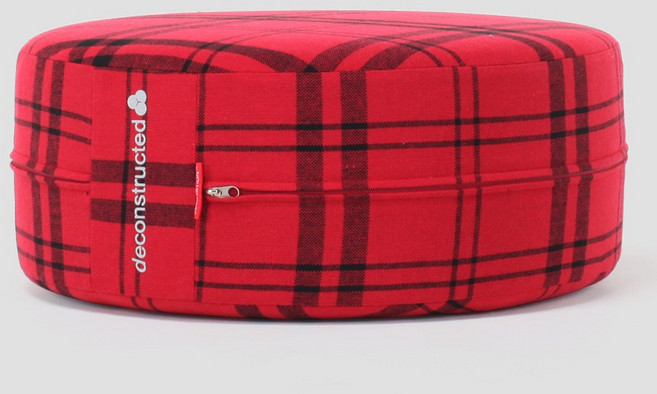 이노베이션 풋스툴 쇼파 발받침 디컨스트럭티드 원형 스툴, 클랜패턴