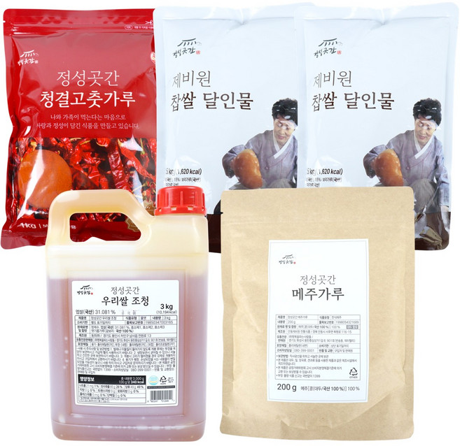 [홈쇼핑] 정성곳간 최명희 종가 전통 수제 고추장 만들기세트