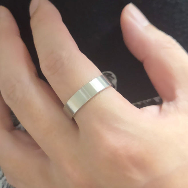 [골드러쉬] R201 스틸반지 남녀공용 커플링 6mm 빈티지 엔틱 남자패션반지