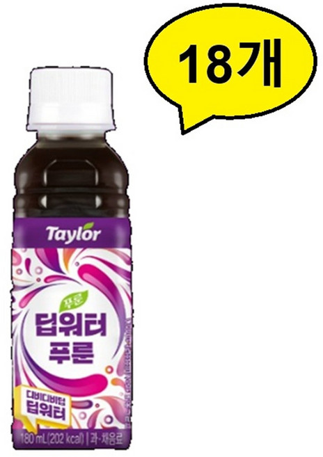 테일러 푸룬 딥워터, 180ml, 18개