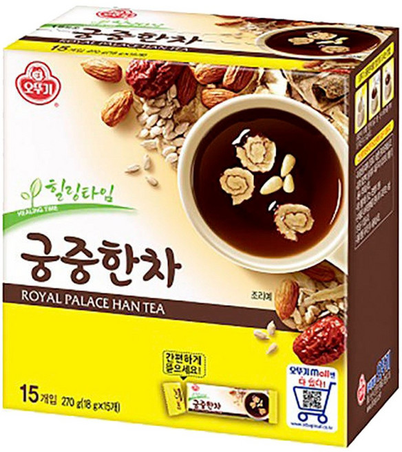 오뚜기 궁중한차 15T, 18g, 15개입, 1