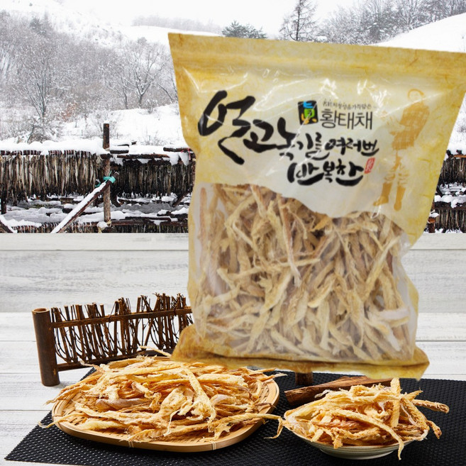 수미상회 국내가공 대용량황태채 500g 강원도삼척발송, 1개