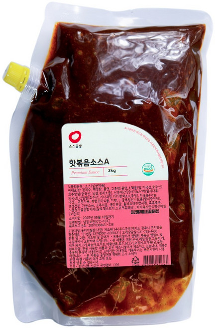 핫볶음 소스A (2Kg), 2kg, 1개
