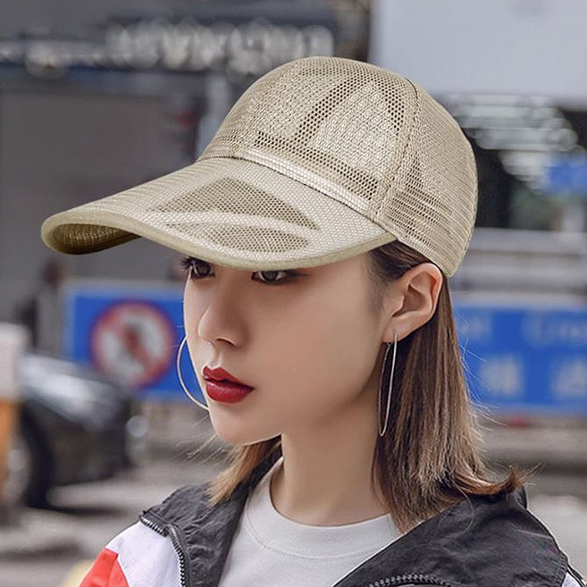올 메쉬 캡 모자 남성 여름 야구 여성 망사 쿨 무지 볼캡