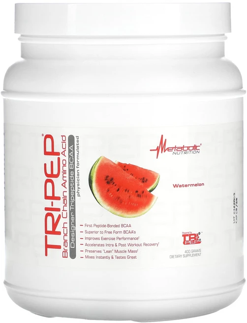 Metabolic Nutrition Tri-Pep 분지사슬아미노산 수박 400g(14.1oz), MetabolicNutritionTriPep분지사슬아미, 400g, 1개 - 쿠팡