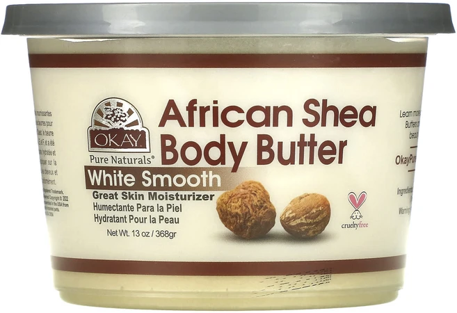 몸관리하세요 겨울입니다 Okay Pure Naturals 아프리칸 시어버터 화이트 스무드 368g(13oz) 특별관리진행, OkayPureNaturals아프리칸시어버터화이트스무드 - 쿠팡