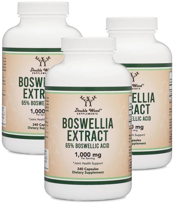 더블우드 보스웰리아 추출물 1000mg 캡슐 Double Wood Boswellia, 3개, 240정