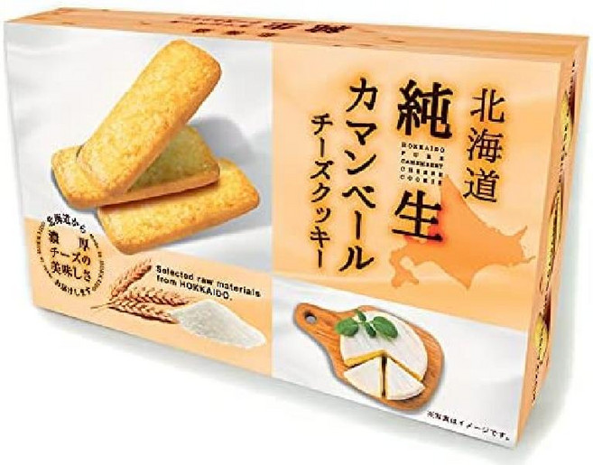 일본 훗카이도 시노사토 까망베르 치즈 쿠키 8개입, 1개