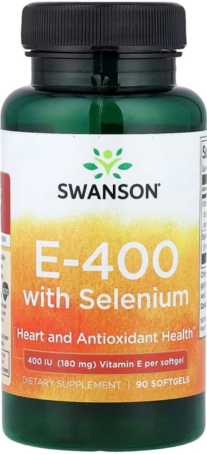 스완슨 E-400 비타민E 셀레늄 90캡슐, 1개, 90정 - 쿠팡