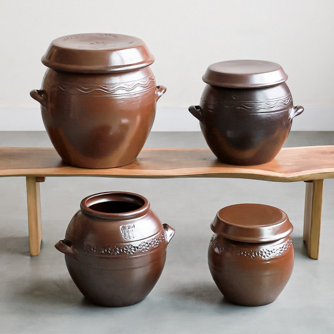 국산 무공해 영암옹기 항아리 뚜껑 포함 3호 10L, 1개