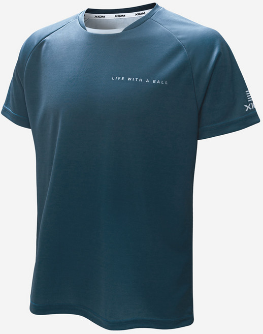 엑시옴 탁구상의 랩 1 (블루그레이) / 탁구유니폼 티셔츠