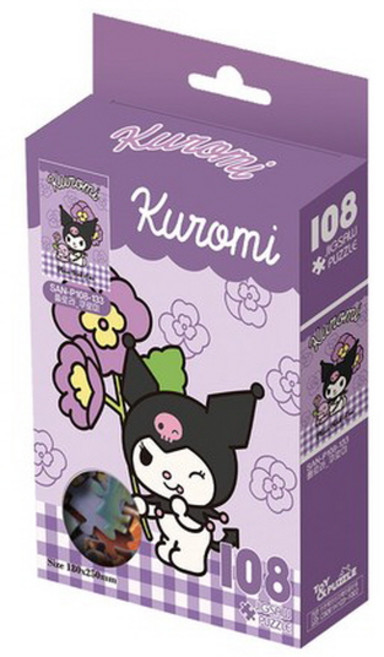 산리오 캐릭터즈 플로라 쿠로미 팬시 퍼즐 산리오 캐릭터즈 퍼즐 쿠로미 퍼즐 어린이 생일 선물 어린이날 선물 추천 크리스마스 선물, 1개