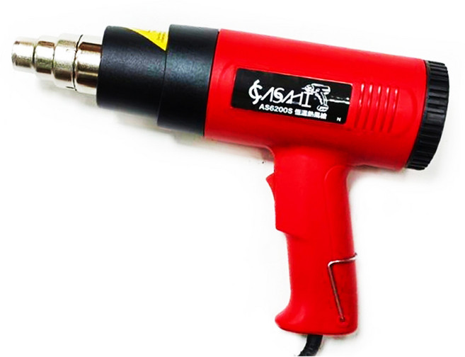 ASAHI AS6200S 工業用恆溫熱風槍，兩段風速調節，快速加熱, 1個