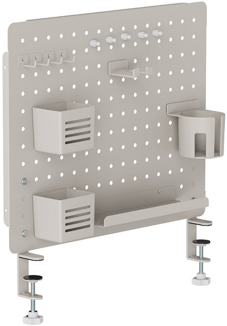 엔산마운트 PEG520 페그보드 책상타공판 보드 악세서리, 커피브라운, 1개