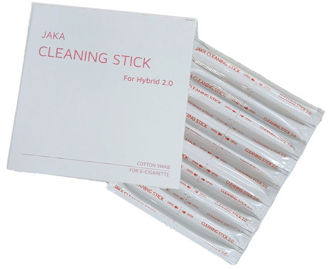 자카 클리닝스틱 2.0 릴하이브리드 청소 알콜면봉, 100개