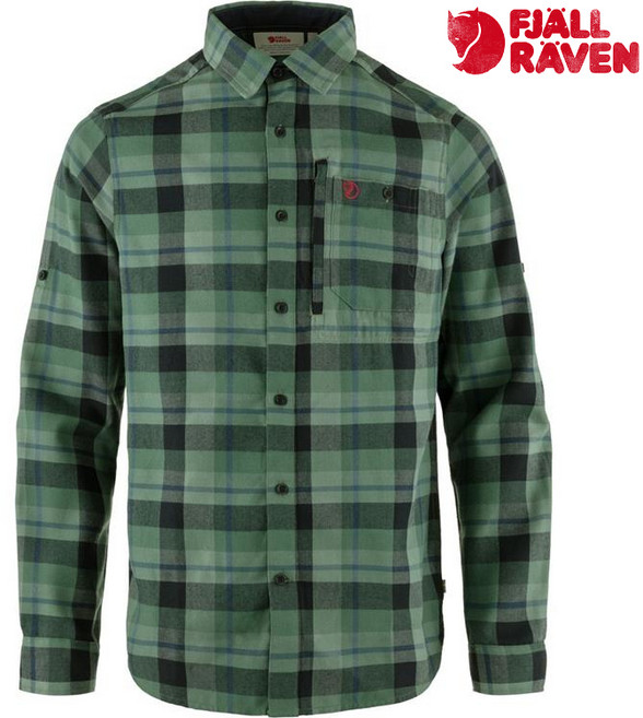 Fjallraven 北極狐 男款 Fjallglim Shirt 法蘭絨長袖襯衫 舒適耐磨 戶外健行首選