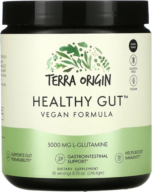 Terra Origin 헬씨 거트 비건 포뮬라 246.6g(8.7oz), 246g, 1개 - 쿠팡