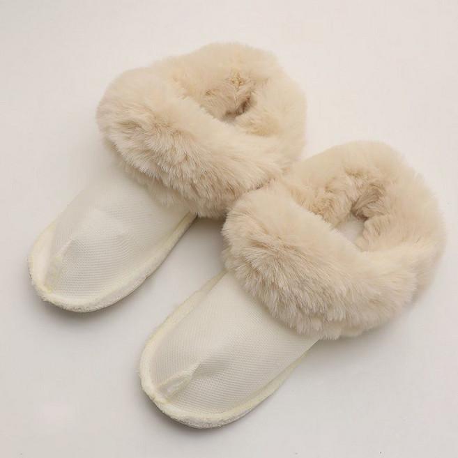 크록스털내피 털신 털내피 겨울용슬리퍼 탈부착 퍼안감 기모안감 털기모안감내피, 6.밀크화이트34-35내부길이210MM, 1개