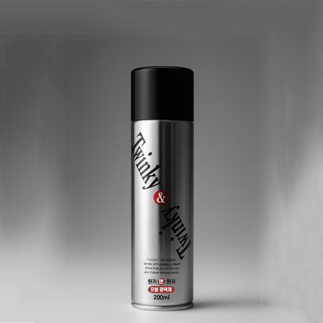 모발을 윤기 있고 소프트하게 광택 헤어스프레이 모발광택제, 200ml, 3개