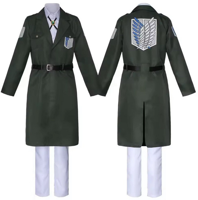 진격의거인 조사병단 코스프레 제복 의상 세트 코스튬
