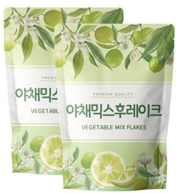 라면 쟁여두는 건더기 후레이크 스프 야채 믹스 2개 300g, 1개