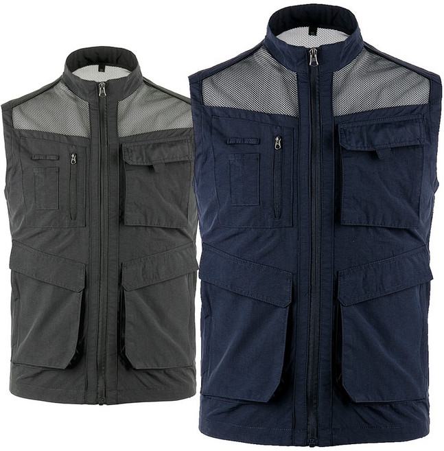 피크나인 CC07794 여름 남자 작업조끼 남성 등산 낚시 메쉬 망사조끼